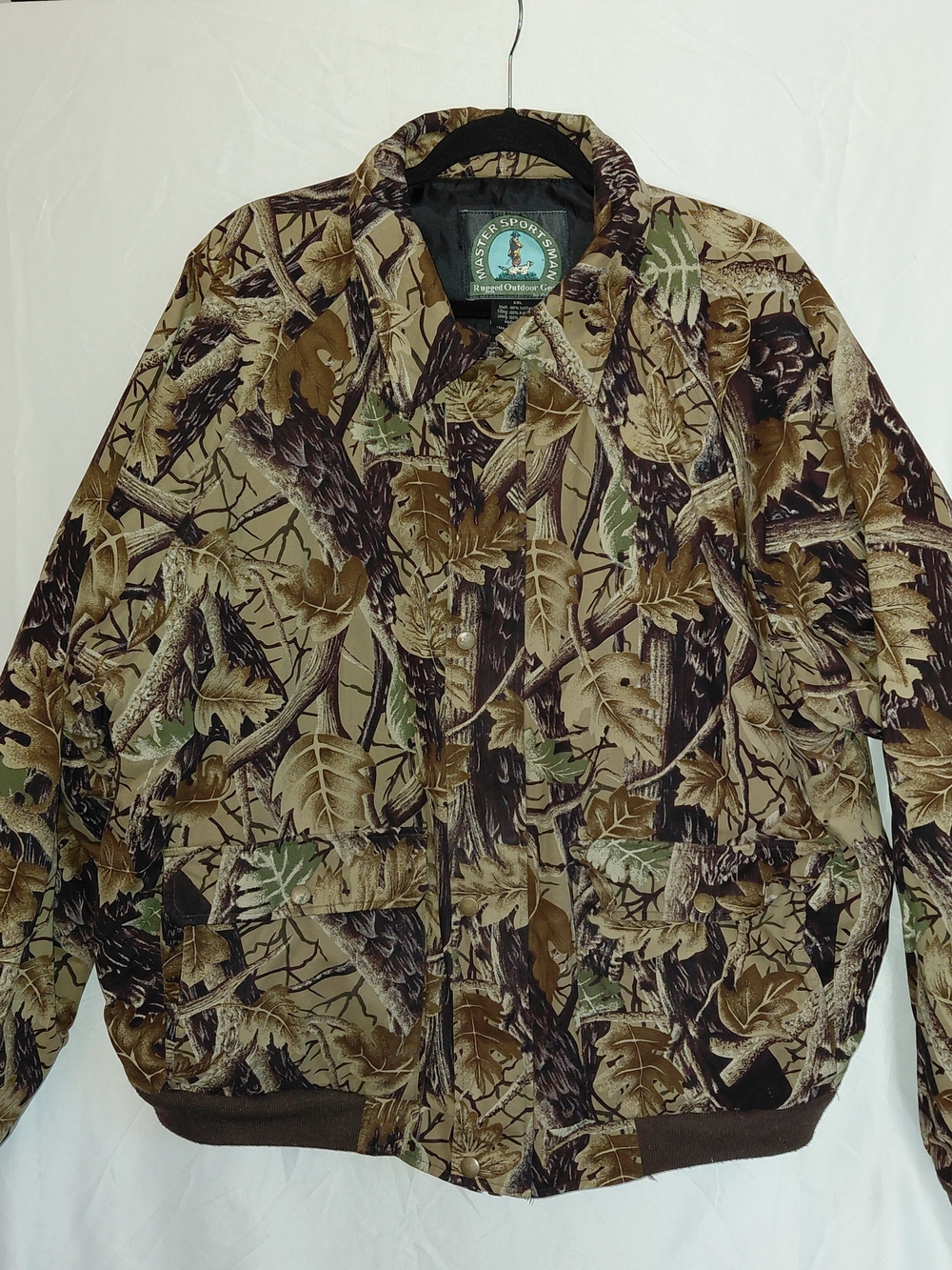 Master Sportsman Men's Realtree Camo Bomber Jacket - Brown/Green #